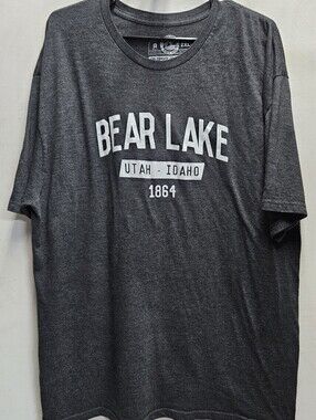 BEAR LAKE Utah-Idaho 1864 Graphic Tee Shirt 2XL Mens Unisex The Duck Company